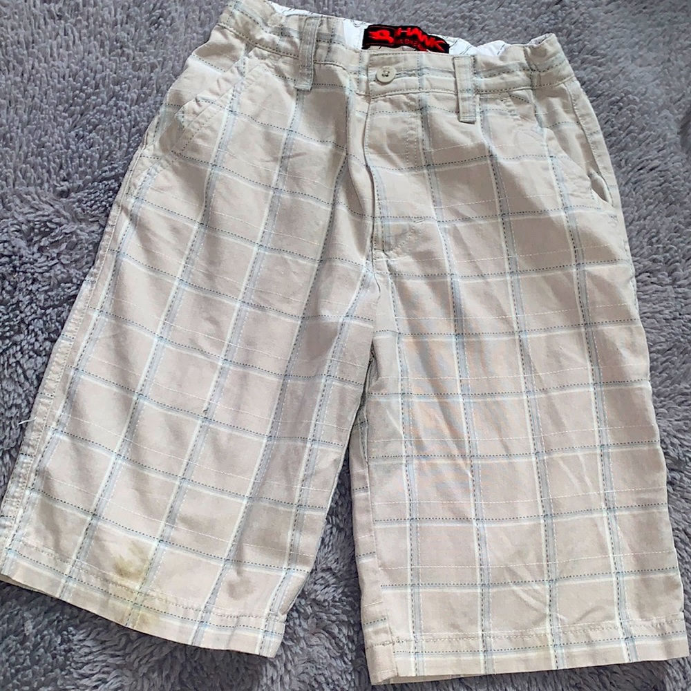 Tony hawk Plaid Shorts Size 8